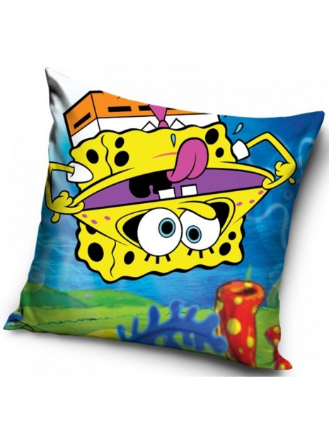 Dětský polštář Spongebob vzhůru nohama