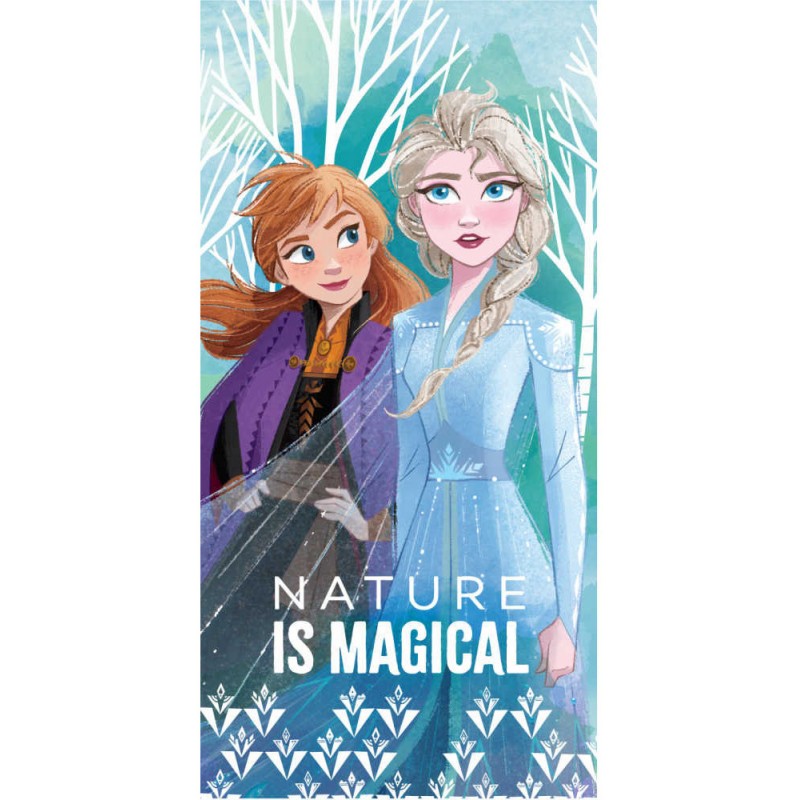 Detská bavlnená osuška Ľadové kráľovstvo - Elsa a Anna