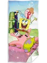 Dětská plážová bavlněná osuška SpongeBob a přátelé