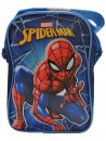 Chlapčenská taška cez rameno (Crossbag) s licenčným obrázkom pavúčieho muža Spidermana z obľúbenej rozprávky Spiderman - Marvel. Táto detská kabelka má jedno vrecko so zapínaním na zips a dĺžkovo nastaviteľný popruh. Rozmery taštičky sú cca 21,5 x 15,5 x 8 cm.