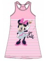 Dievčenské bavlnené letné šaty Minnie Mouse - ružové