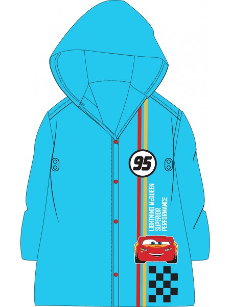 Chlapčenská pláštenka Autá / Blesk McQueen 95 - modrá