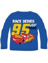 Chlapecké bavlněné tričko s dlouhým rukávem Auta - Blesk McQueen 95 - modré