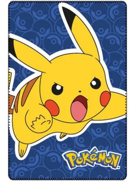 Detská fleecová deka Pokémon - Pikachu
