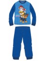 Chlapčenské bavlnené pyžamo Tlapková patrola - modré