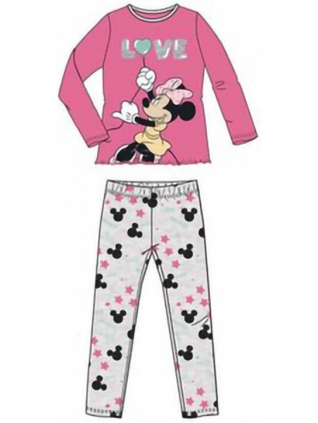 Dívčí bavlněné pyžamo Minnie Mouse Disney - růžové