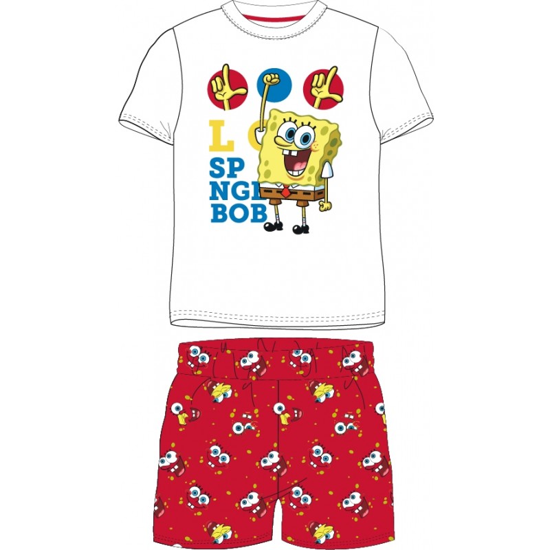 Dětské bavlněné letní pyžamo Spongebob