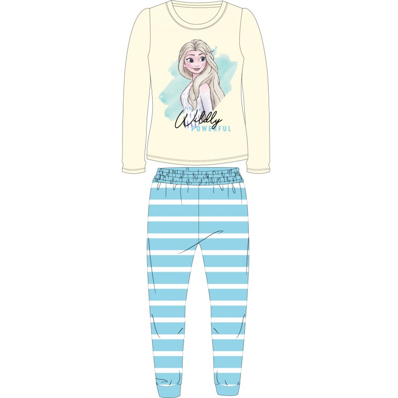 Dievčenské pyžamo s dlhým rukávom Ľadové kráľovstvo FROZEN -Elsa