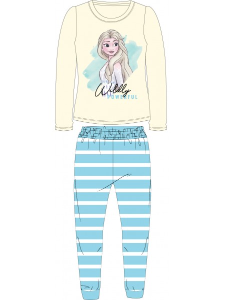 Dievčenské pyžamo s dlhým rukávom Ľadové kráľovstvo FROZEN -Elsa