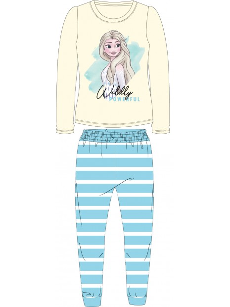 Dívčí pyžamo s dlouhým rukávem Ledové království FROZEN -Elsa