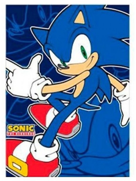 Detská fleecová deka Ježko Sonic