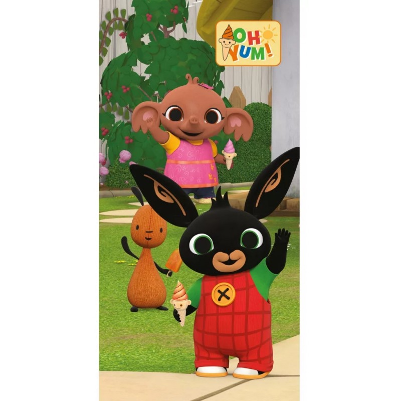 Dětská bavlněná osuška zajíček Bing, Sula a Flop